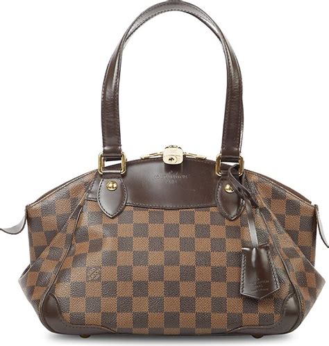 Louis Vuitton Verona PM Damier Ebene Coated Canvas Top 